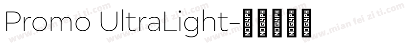 Promo UltraLight字体转换